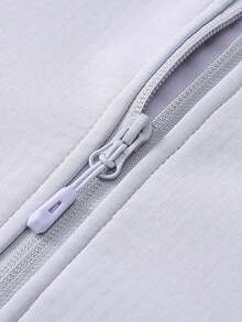 Men's Textured Mountain Style Outdoor Camping Hiking Climbing Commuting Travel Minimalist Versatile Workwear Jacket - Mauve Purple - View 10