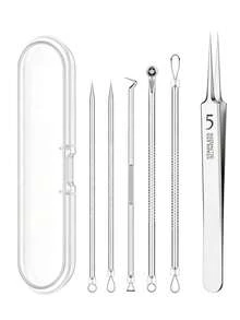 Ultra-Fine Blackhead Removal Needle, Suitable For Normal Skin, Acne Removal Tool, Elegant And Durable Design, Beauty Salon Facial Care Tool, Includes Storage Bag - Acne Removal Tool - View 9