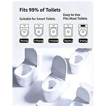 Cincin Dudukan Toilet Lipat / Dudukan Toilet Latihan Bayi / Bantalan Karet Lembut dengan Perekat Anti Selip - Beruang Biru - View 8