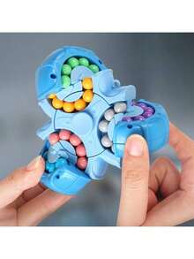 3-Leaf Rotating Ball Magic Cube, Double-Sided Track Sliding Bead Spinner, Children's Logic Thinking Training Fingertip Stress Relief Educational Toy - Multicolor - View 7