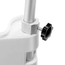 White 3-In-1 Raised Toilet Seat With Adjustable Armrests, 330.7lbs Heavy Duty Commode Riser For Elderly, Pregnant & Post-Surgery Hospital Home Care - White - View 8