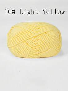 4-Ply Milk Cotton Yarn For Crocheted Blanket, Clothes, Handbag, Slippers, Various Color Combinations, 50g Per Piece, Autumn And Winter Crocheted Scarves, Hats, Sweaters, Etc. DIY Gifts, Suitable For Beginners - Multicolor - View 17