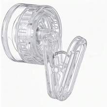 Rotating Suction Cup Storage Rack, No-Drill Damage-Free Clip, Can Hang Gloves, Towels, Washable Design, High Load-Bearing Hook Clip Fixer - View 3