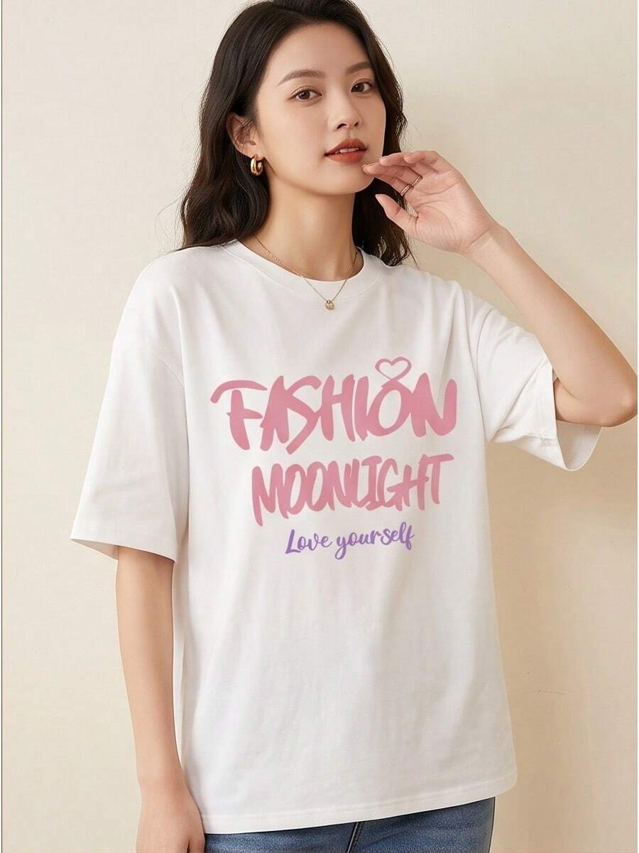 Women T-Shirts - 白色 - 查看 1