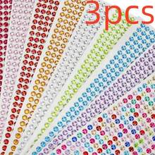 640pcs/Pack 5mm Rhinestone Stickers, Gem Stickers, Self-Adhesive Jewelry Stickers, Shiny Rhinestone Craft Stickers, Eye Makeup Decoration, Suitable For Eyes, Nails, Phones, Tablets, DIY, Multi-Style DIY Acrylic Rhinestone Stickers, Party And Holiday Essentials - A - View 23