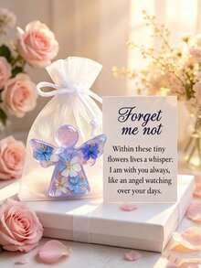 1/2 Sets Angel Hug Theme Decorative Cards With Inspirational Text, Suitable For Female Teacher Appreciation Gifts, Back To School Classroom, Home, Holiday Party Decoration, Halloween Christmas Multi-Purpose Greeting Cards Commemorative Decorative Cards - A - View 8