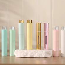 5pcs-10ml Rotating Portable Travel Perfume Spray Bottles, Portable Liquid Cosmetic Containers, Refillable Empty Spray Bottles - Multicolor - View 5
