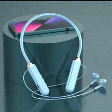 Auriculares Bluetooth con collar magnético, auriculares inalámbricos con pantalla LED, cancelación de ruido, micrófono - multicolor - Ver 11