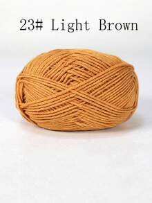 4-Ply Milk Cotton Yarn For Crocheted Blanket, Clothes, Handbag, Slippers, Various Color Combinations, 50g Per Piece, Autumn And Winter Crocheted Scarves, Hats, Sweaters, Etc. DIY Gifts, Suitable For Beginners - Multicolor - View 66