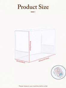 Funda duradera para máquina de coser, cubierta transparente contra el polvo, funda protectora, estuche transparente para máquina de coser, almacenamiento de costura, funda para máquina de coser con bolsillos, artículos esenciales para el hogar, accesorios para el hogar - Multicolor - Ver 9