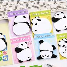 1 Pack 30 Sheets Creative Cartoon Cute Panda Design Sticky Notes, Removable Memo Pad, Suitable For Office And School Supplies, Cute Animal Stationery - one-size - View 12