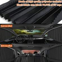 Magnetic Car Sunshade Window Curtains Auto Window Sun Shade Privacy Sun UV Protection Window Shield Car Interior Accessories - A - View 5