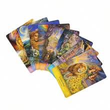 12x8.3cm Mysterious Wisdom Oracle Cards, 46 English Cards With Guidebook, Suitable For Christmas, New Year, Birthday Gifts, Family Gatherings, Party Divination Game Cards - Multicolor - View 6