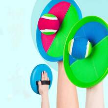 Adult Catch Ball Set With Storage Bag, 4-Piece Set - Beach Toys, Pool Toys, Yard Games - Classic Gift For The Whole Family - Suitable For Adults/Families As Easter Gift - Multicolor - View 9
