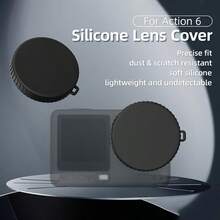 1-5pcs D*I Osmo Action 6 Camera Lens Caps, Anti-Scratch Silicone Camera Protective Cover, D*I Action 6 Accessories - View 9