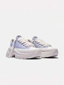 Converse 女款 Chuck Taylor SEASONAL 帆布低筒運動鞋 A24219C - 淡紫色 - 查看 3