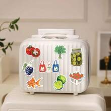 50pcs Funny Fruit & Beverage Stickers For Luggage, Laptop, Planner, Scrapbook - Multicolor - View 2