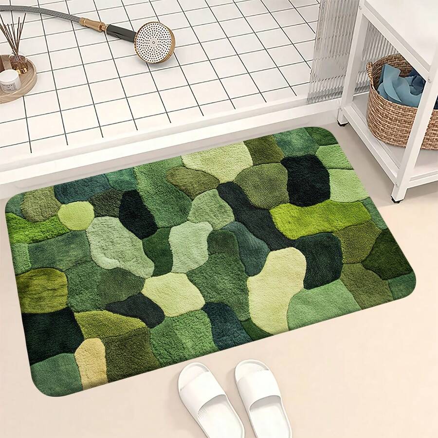 1 pieza Alfombra de baño Bosque curativo, Alfombra decorativa, Felpudo, Alfombra pequeña, Felpudo de bienvenida, Alfombra, Felpudo de piso, Felpudo exterior, Alfombra de cocina, Decoración del hogar, Felpudo de puerta principal, Alfombra de área, Felpudo exterior, Decoración del hogar, Alfombra de área, Alfombra de jardín, Alfombra lavable