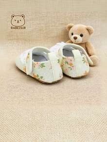 Spring/Autumn Infant Girl Pre-Walker Shoes, Princess Shoes With Lace Design, Soft And Comfortable, 0-18 Months, Indoor Wear - Coral Orange - View 7