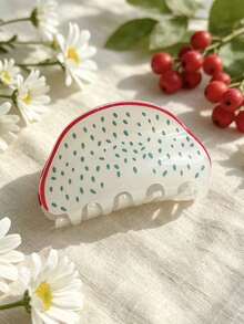1 pieza Pinza para el cabello de mujer con diseño lindo de fruta del dragón, pinza antideslizante para coleta, sin daño al cabello, sin presión en el cabello, pinza para moño en la parte posterior de la cabeza, accesorio para el cabello con diseño de fruta fresca - Multicolor - Ver 3