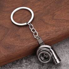 Creative Metal Car Keychain, Turbo Wheel Brake Disc Key Ring, Suspension Caliper Car Keychain Pendant, Suitable For Car Enthusiasts - Keychain - View 11