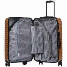 W WINGS Polipropylen | Hard | Telescopic Handle, High Quality, 360 Wheels, Durability | TSA Lock Luggage Set 3 Or Suitcase To Choose From 20" 24" 28" Inch - Silver - View 7