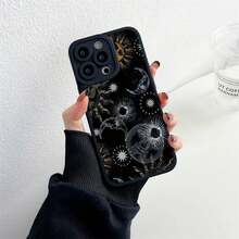Funny Sun Moon Face Silicone Phone Case For IPhone 14 Pro Max Plus 13 12 Pro Max 11 XS X XR SE2 7 8 Plus Soft Back Cover Fundas - T-Black SHRY 6 - 查看 9