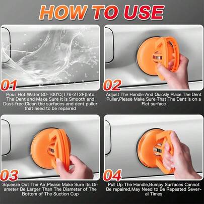 3pcs Orange And Black Detachable Car Suction Cup Kit, 1 Large And 2 Small Sizes, One-Click Press Vacuum Suction Design, Easy Installation And Removal, Residue-Free For Dashboard And Windshield, Heat-Resistant Reusable Suction Base For Daily Auto Use