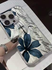 1pc Personalized Dark Cross Lily Collage Aesthetic Pattern Feather Tulle Laser Waterproof Anti-Fingerprint Anti-Scratch Transparent IMD Soft Glossy Smooth Phone Case Compatible With IPhone 16 Pro Max/16/16 Pro/16 Plus/15/15 Pro Max/15 Pro/11/12/13/14 Pro Max/11 Pro Max/12 Pro/12 Pro Max/13 Pro/13 Pro Max/14 Pro/14 Pro Max Premium Creative - Multicolor - View 2