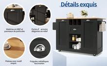 Mobile Storage Islands - Black - View 3