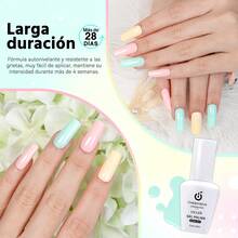 Cherimoya Gel Nail Polish - Multicolor - View 7