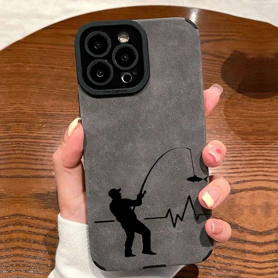 New Fishing Themed Design Phone Case Suitable For IPhone 17 16 15 14 13 12 11 Pro/Max/Plus Anti Drop And Shockproof Back Cover - JMH - 查看 1