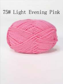 4-Ply Milk Cotton Yarn For Crocheted Blanket, Clothes, Handbag, Slippers, Various Color Combinations, 50g Per Piece, Autumn And Winter Crocheted Scarves, Hats, Sweaters, Etc. DIY Gifts, Suitable For Beginners - Multicolor - View 74