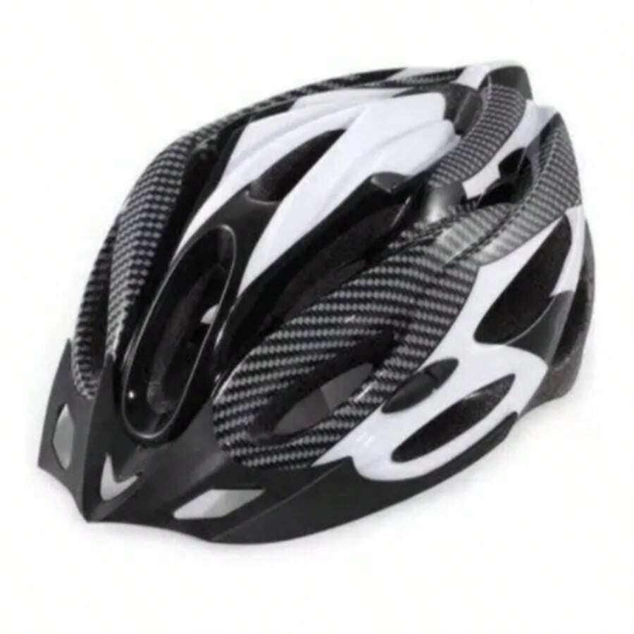 Bicycle Helmet With Visor | Unisex Aerodynamic Design - Black - View 1