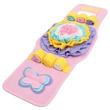 Scent Hound Paradise Dog Scavenger Hunt Watch-Shaped Sniffing Mat Puzzle Game, Interactive Training, Chew Toy, Suitable For All Seasons - Multicolor - View 22