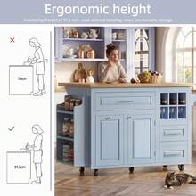 Mobile Storage Islands - Biru - View 5