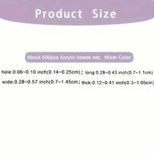 15-Grid White Series Straight Hole Beads, Including Heart, Colorful Heart, Flower Bud, Butterfly, Five-Pointed Star And Round Beads, DIY Jewelry Creative Making, Suitable For Beginners - Multicolor - View 4