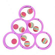 1+10pcs Swimming Pool Toss Game Set, Family Gathering Water Sports Floating Pool Toy, Toss Game Water Mat, Suitable For Water Floating Toss Game Sports, Fun Game For Family And Friends, Suitable For Adults And Ages 14+, Suitable For Pool Parties, Outdoor Games And Holiday Celebrations - A - View 6