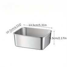 Stainless Steel Baking Mold Multi-Functional Rectangular Baking Pan, Suitable For Homemade Cookies, Cakes, Bread And More - Perfect For Home Cooking And Baking, Essential Baking Tool, Modern Kitchenware - Food Storage Container - No Lid - View 7