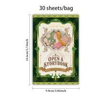 30 Sheets/Bag Postcards Open A Fairy Tale Book Series Vintage European Fairy Tale Style Writable Cards Commemorative Cards Desktop Message Cards - Postcard - View 2