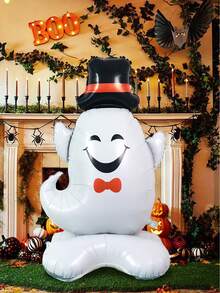 1pcp Large Standing Ghost Balloon, Suitable For Halloween Party Decoration, Ghost Theme Decoration, Horror Scene Decoration, Indoor And Outdoor Decoration - Multicolor - View 5