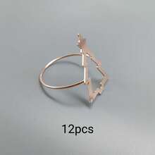 Cincin Serbet Dekorasi Rumah, Dekorasi Meja, Cocok untuk Liburan, Pesta, Ulang Tahun, Pernikahan, Jamuan Makan Malam, Pertemuan dan Dekorasi Kreatif Harian Lainnya, Berbagai Gaya dan Elemen, 2pcs/4pcs/6pcs/12pcs/20pcs/50pcs (Pilihan) - MultiWarna - View 22