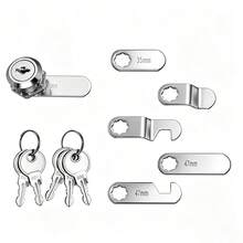 Multi-Lock Plate Universal Mailbox Lock, Fits Mailbox, Wardrobe, Storage Cabinet, Hardware Anti-Theft Lock, Easy Installation, Sturdy And Durable Replacement Lock Accessories, Tongue Lock, Toolbox Lock Set - Multiple Styles - View 17