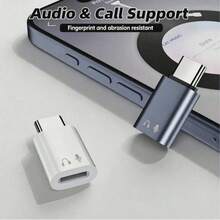 Type-C To IOS Headphone Audio Adapter, USB-C Male To Lightning Female Headphone Converter, Compatible With 16/15 Smartphones/Tablets - Multicolor - View 3
