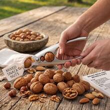 1 buah Alat Pemecah Kacang Multifungsi, Tang Pembuka Kacang Hazelnut dan Kacang Pinus untuk Penggunaan Rumah Tangga - Perak - View 5