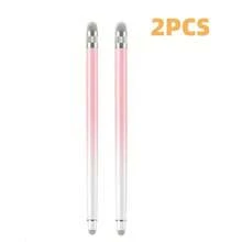 2 buah/1 buah Pena Stylus Macaron Warna-warni, Pena Kapasitif Universal Multi-Fungsi Ujung Ganda, Cocok untuk Tablet, Kompatibel dengan Tablet Apple dan Android, Mudah Dioperasikan, Pena Stylus Layar Sentuh yang Lentur - MultiWarna - View 16