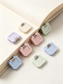 5/10 piezas Mini Clips Multifunción, Diseño de Pie y Colgante, Clips Antideslizantes para Pantalones, Clips Ajustables para Encuadernación de Papel, Adecuados para Ropa y Oficina - acortar - Ver 9