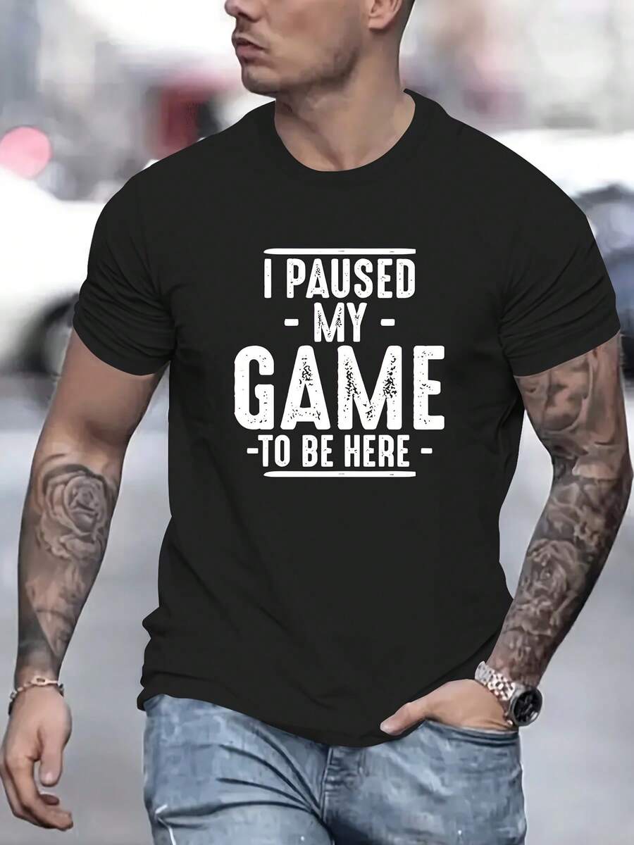 Camisetas de hombre - Negro - Ver 1