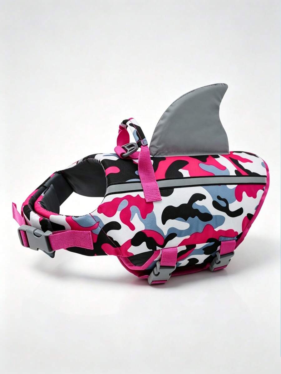 Dog Life Jacket, High Buoyancy Small Dog Swimsuit, Reflective Adjustable Life Vest, High Visibility, Suitable For Swimming, Rowing, Outdoor Sports