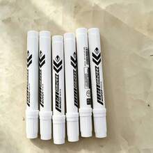 5/10pcs White Marker Pens - Neutral Ink - Suitable For Calligraphy, Labeling, Office And Art Supplies, Artistic Creation - Rectangle - View 6